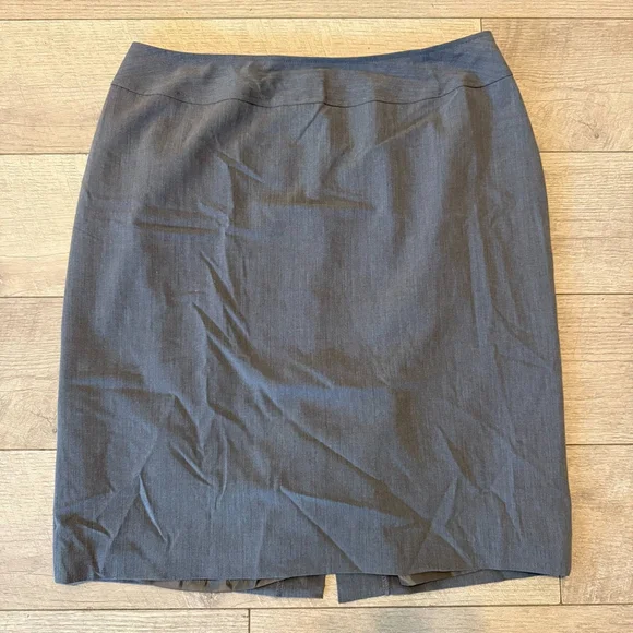Jupe Grise Worthington Taille 12 Femme - Occasion En Très Bon état - Coupe Crayon/droite